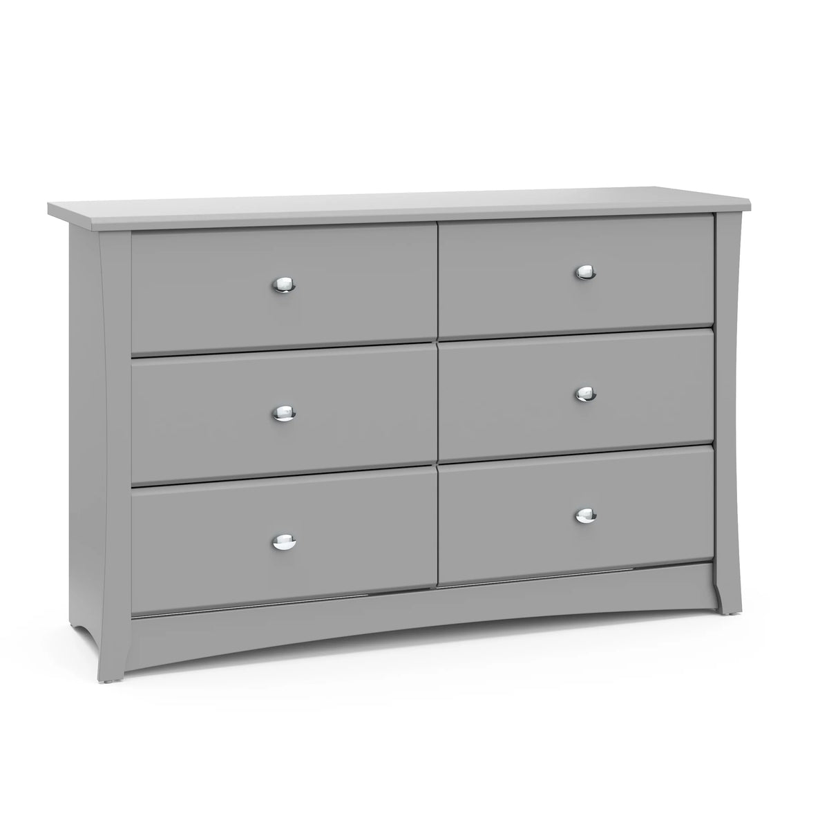 White 6 Drawer Double Dresser R66756