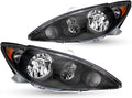 Chrome Housing Headlight Assembly Set Compatible With 2005 2006 Toyota Camry D4997