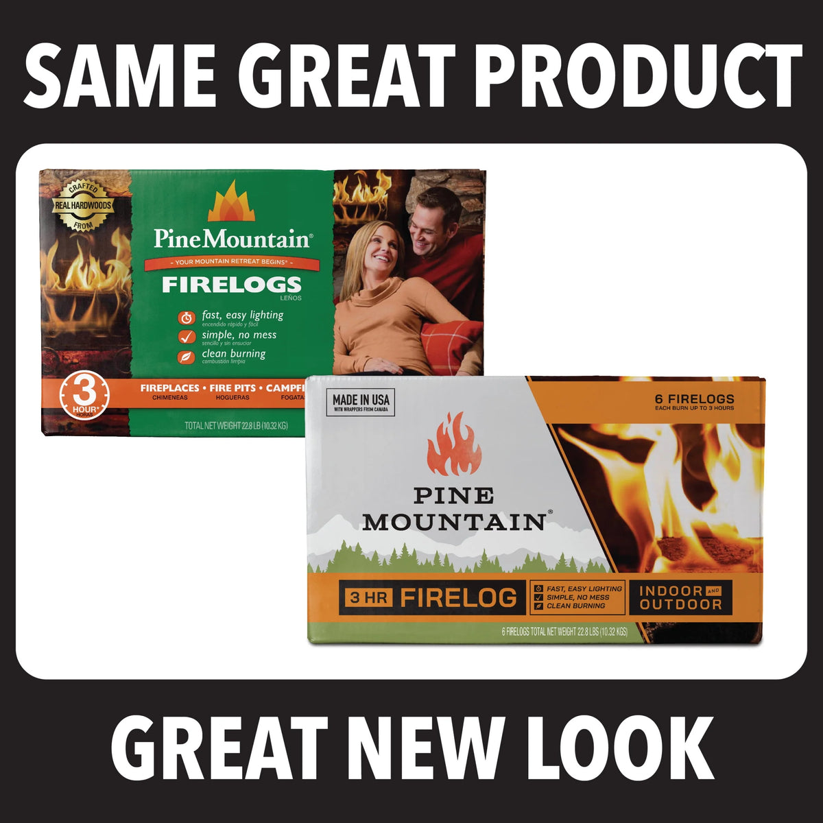 Long Burning Fire Log 6 Pack N2359