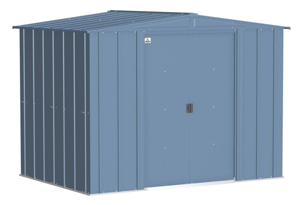 Blue Grey Steel Storage Shed M72220