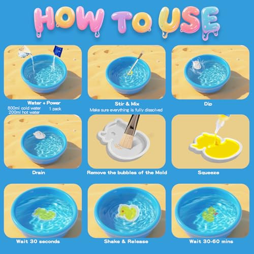 Water Elf Toy Kit with 20 Gels and 24 Molds U762