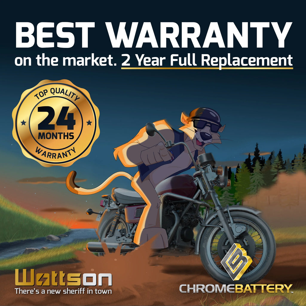 Motorcycle Battery 12 Volt 12 Ah 200 CCA D40324