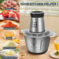 3L Stainless Steel Electric Food Chopper 300W J686