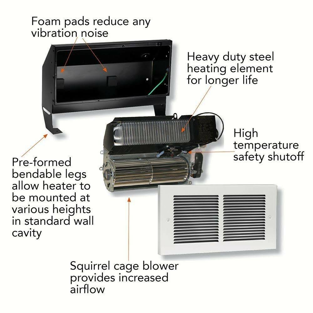 Almond Register Heater Grill T499