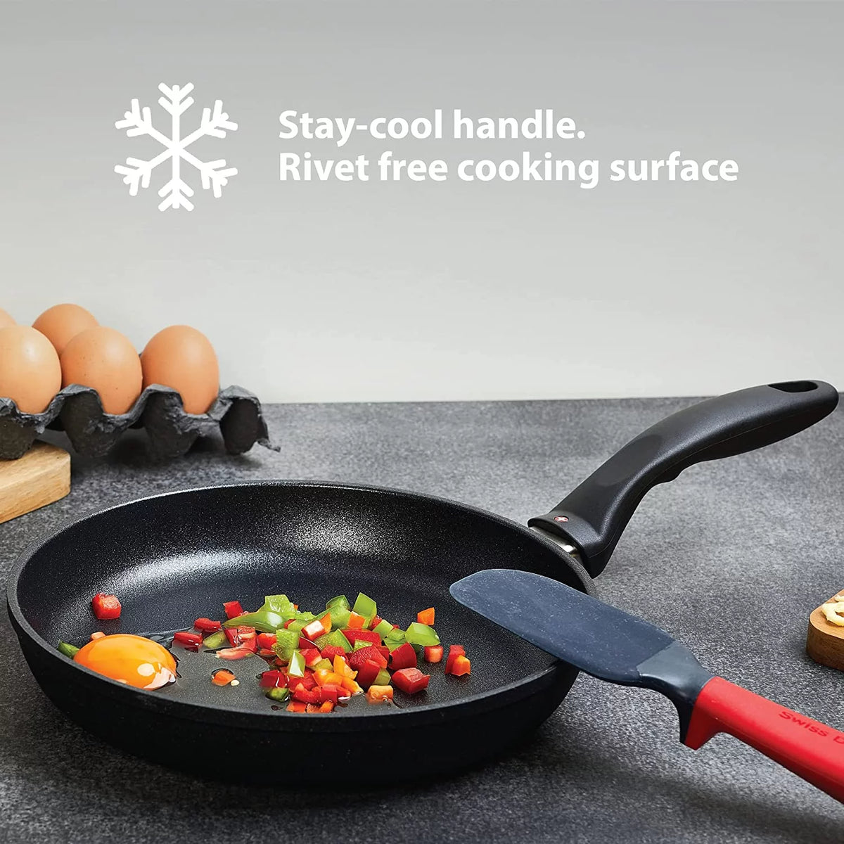 10 Piece Nonstick Diamond Coated Aluminum Cookware Set Y78263