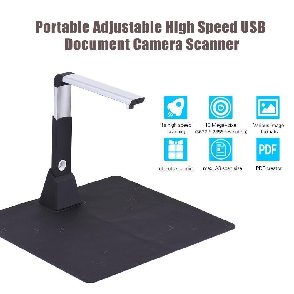 Portable Document Camera Scanner A3 with OCR Function LED Light K6970