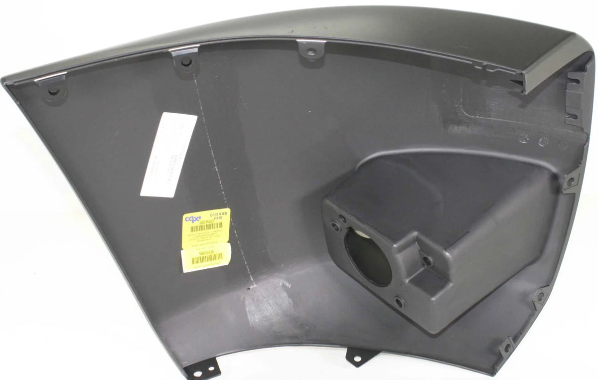 Primed Front Bumper End Cap with Fog Light Hole H14108