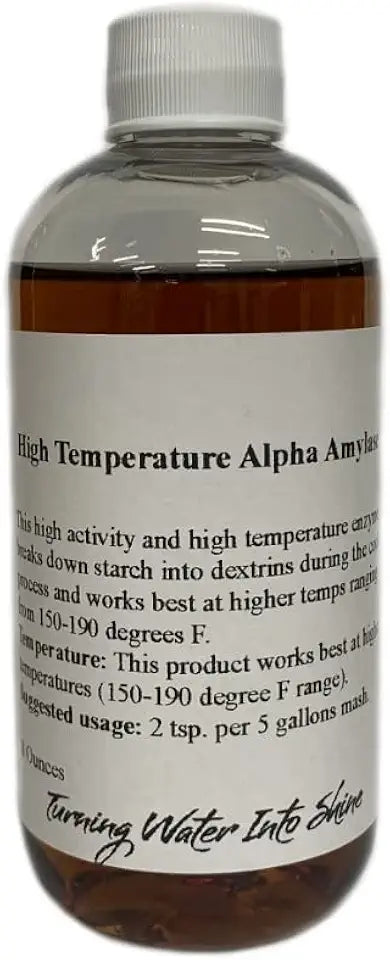 Liquid High Temperature Alpha Amylase, 8 Ounce Bottle R72635