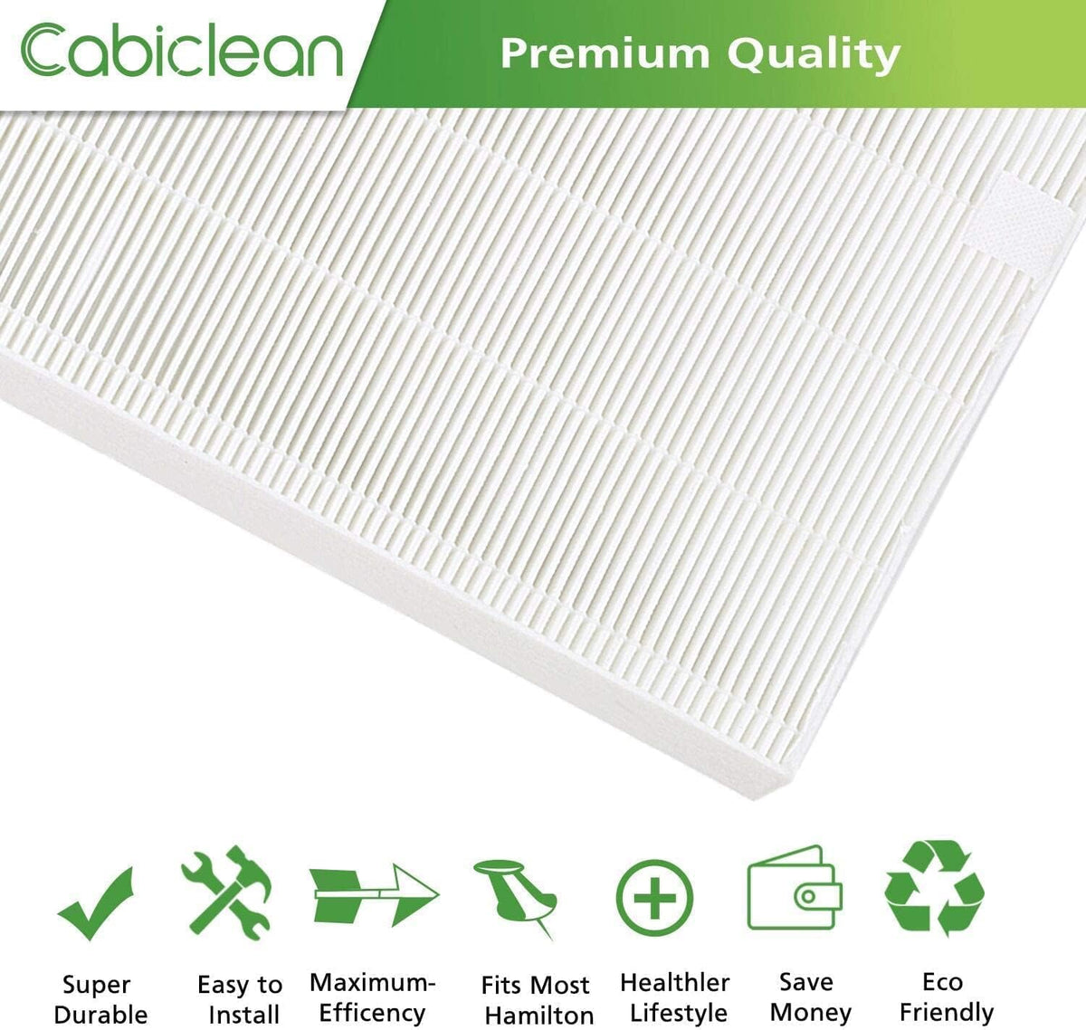 2 HEPA Filters Including 6 Carbon Pre Filters Y258