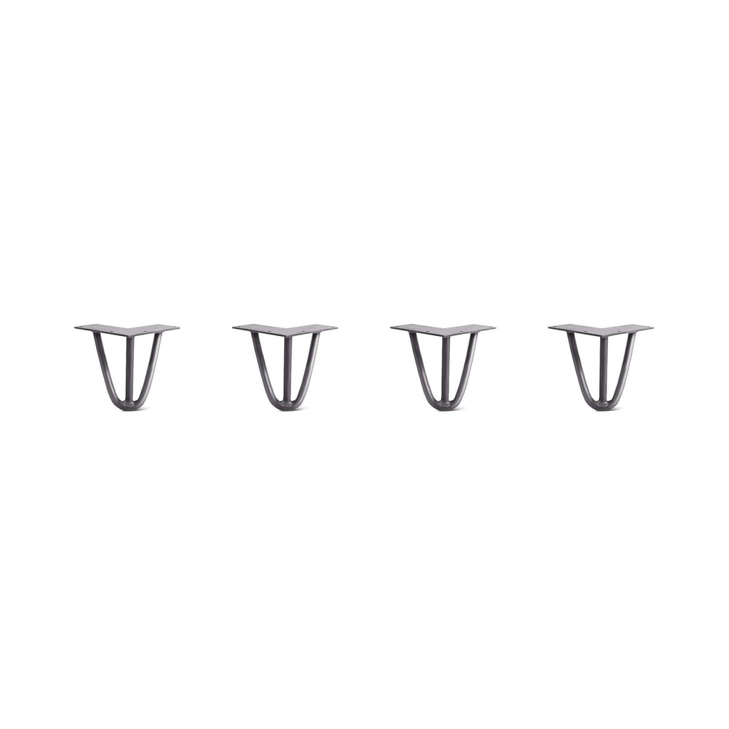 Raw Steel Hairpin Legs Set of 4 H8267