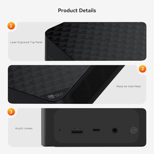 Mini PC AMD Ryzen 7 5800H 16GB DDR4 500GB NVME SSD WiFi 6 Triple Display X73937