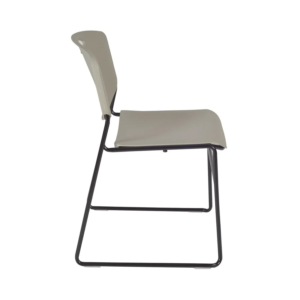 48" Round Breakroom Table & 4 Stack Chairs P738655