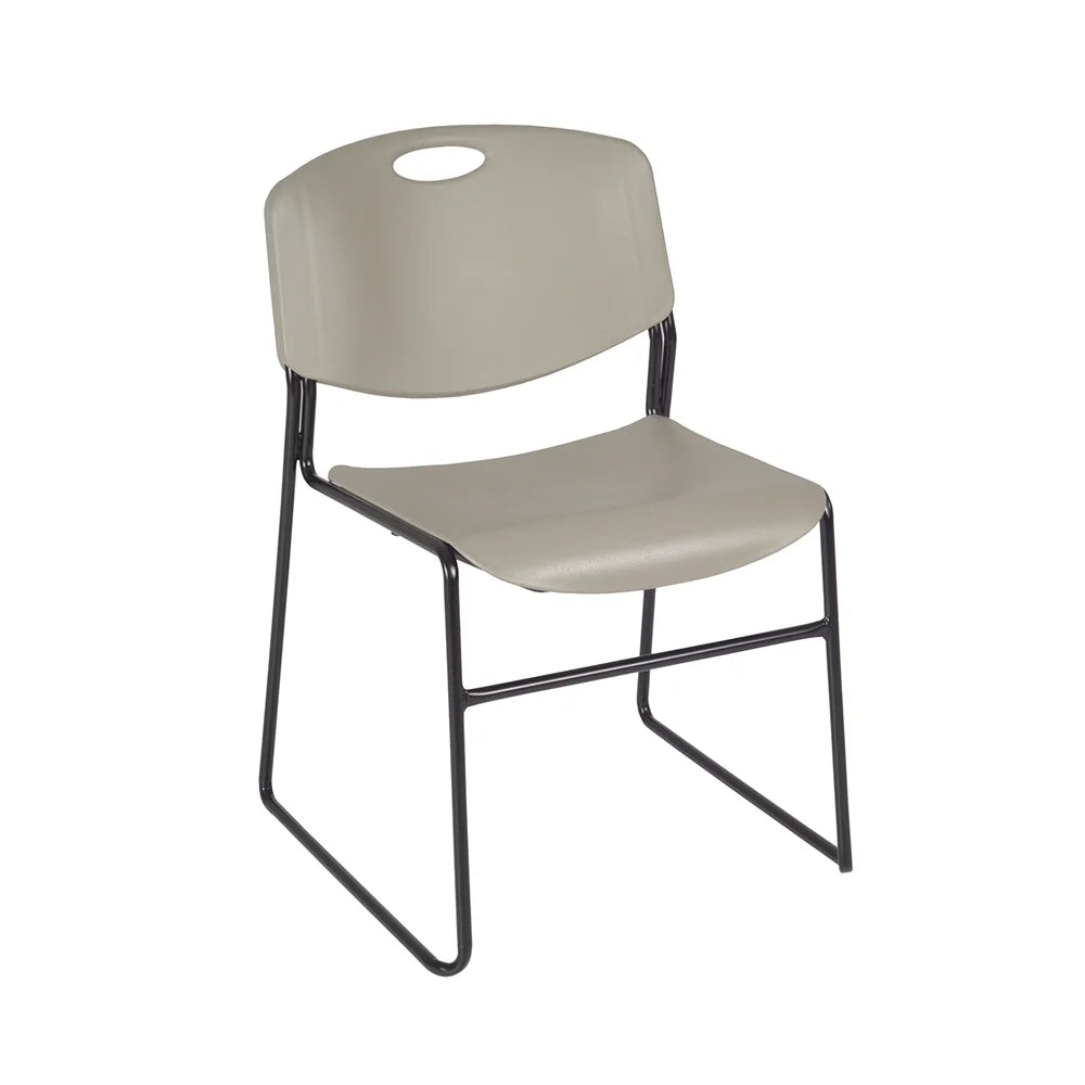 48" Round Breakroom Table & 4 Stack Chairs P738655