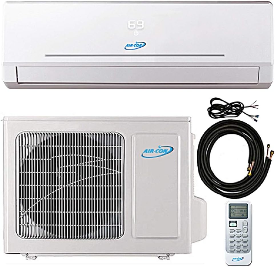 18000 Btu 23.3 SEER Ductless Mini Split Air Conditioner Heat Pump I3027
