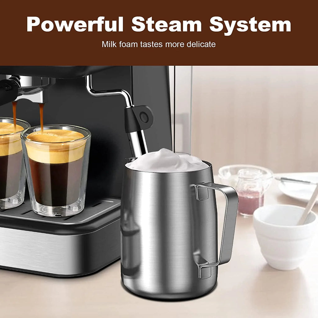 20 Bar Espresso Machine with Milk Frother Steam Wand Q6555