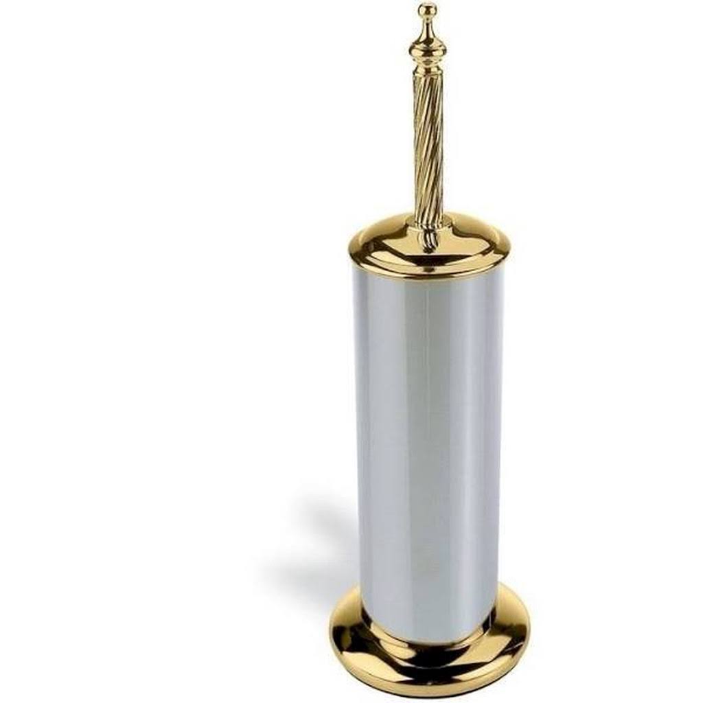 Gold Toilet Brush and Holder Z763261