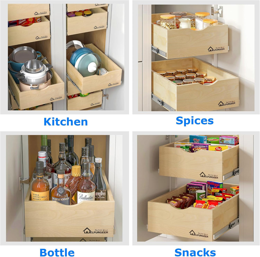 Pull Out Cabinet Organizer (32''W x 21''D) S863