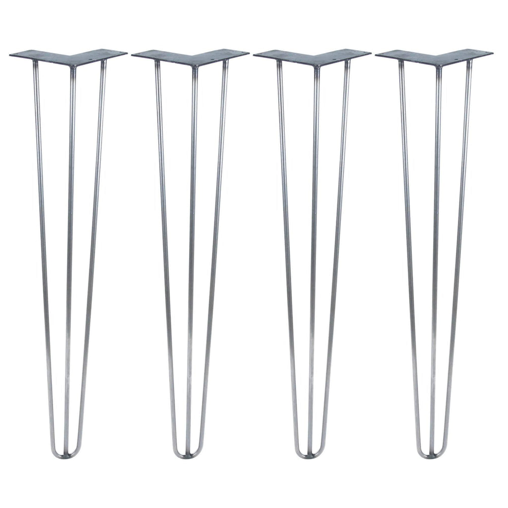 Raw Steel Hairpin Legs Set of 4 H8267