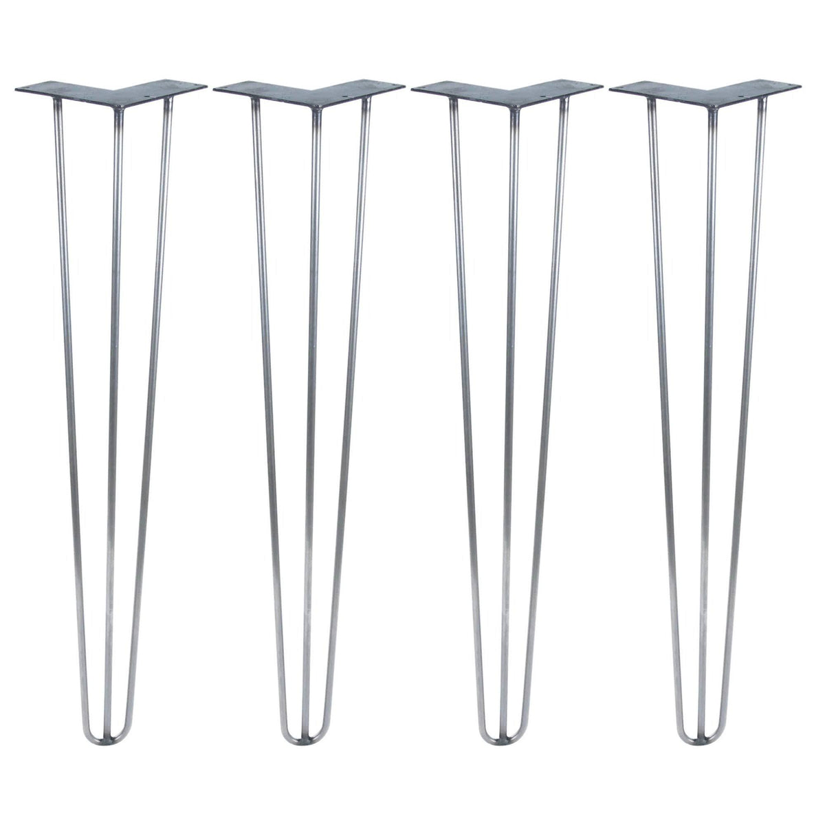 Raw Steel Hairpin Legs Set of 4 H8267