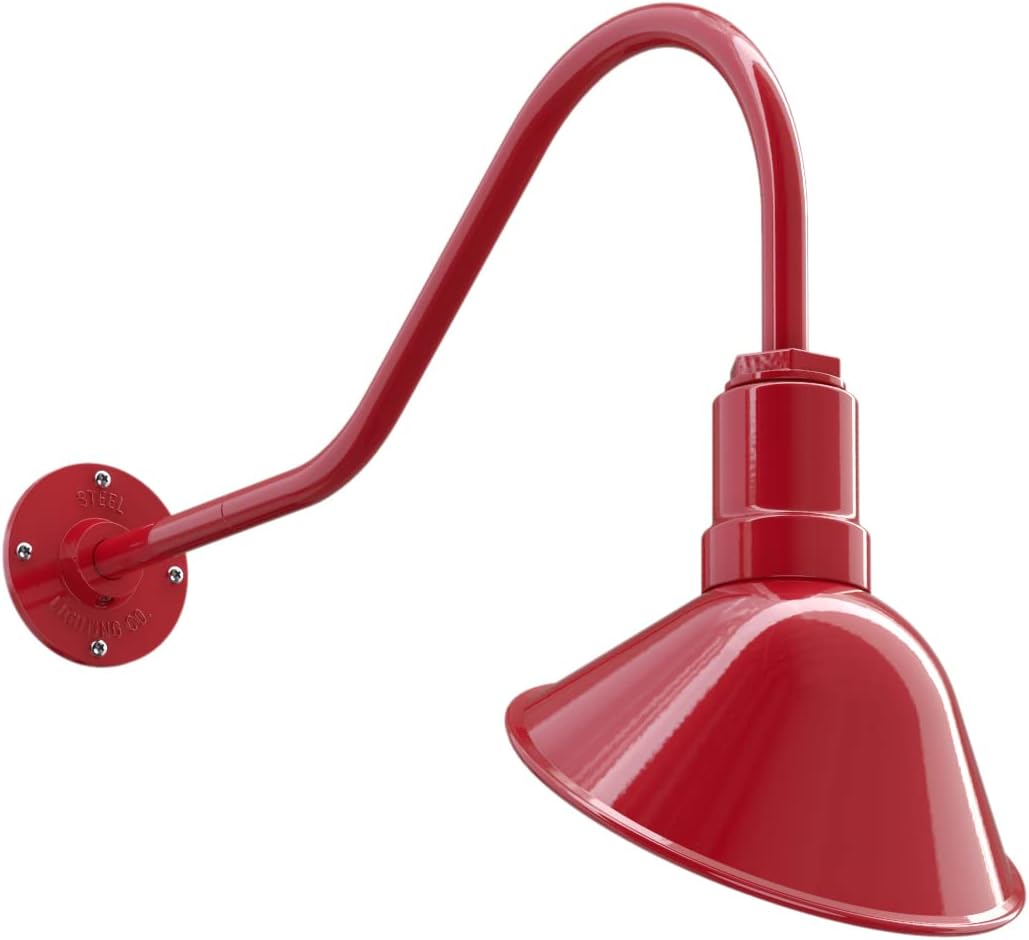 9 inch Dome 11 inch Straight Arm Matte Black Sign Light Z414