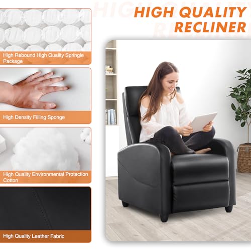Reclining Accent Chair with Massage & Heating Function S918