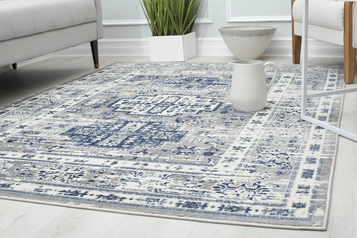 Vintage Transitional Area Rug, 5'3"x7' R1590