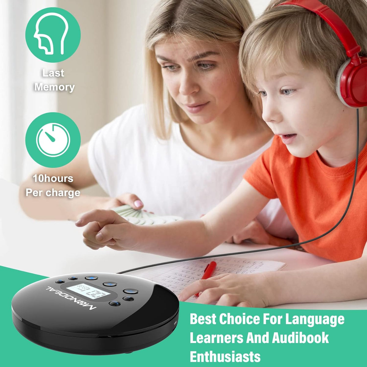 Portable CD Player with FM Transmitter U8721