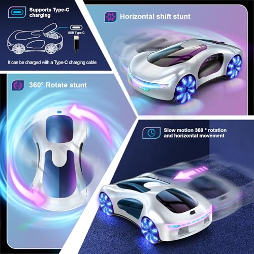 Remote Control Stunt Car with Light Spray & Sound U28671