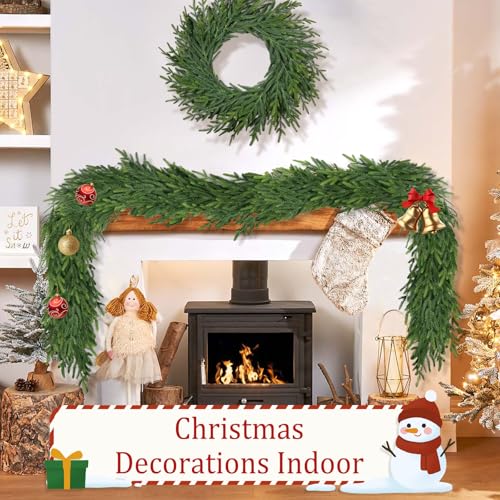 9Ft Artificial Evergreen Cedar Pine Garland R5680