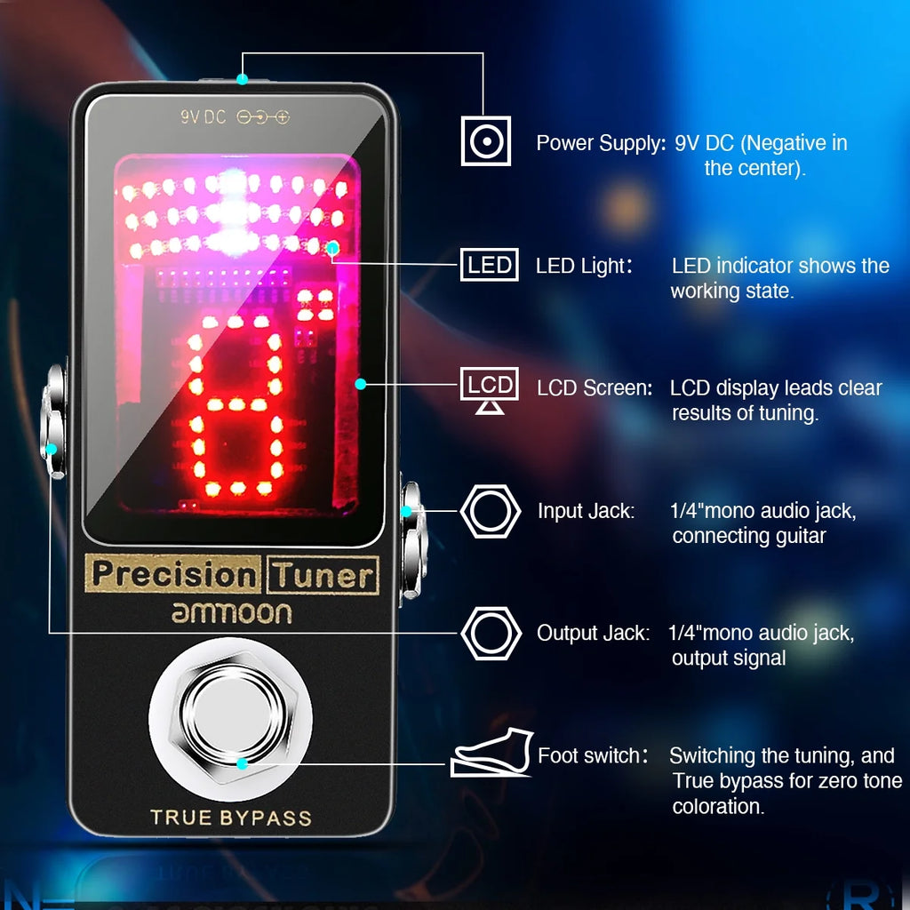 Chromatic Tuner Pedal with True Bypass M167606