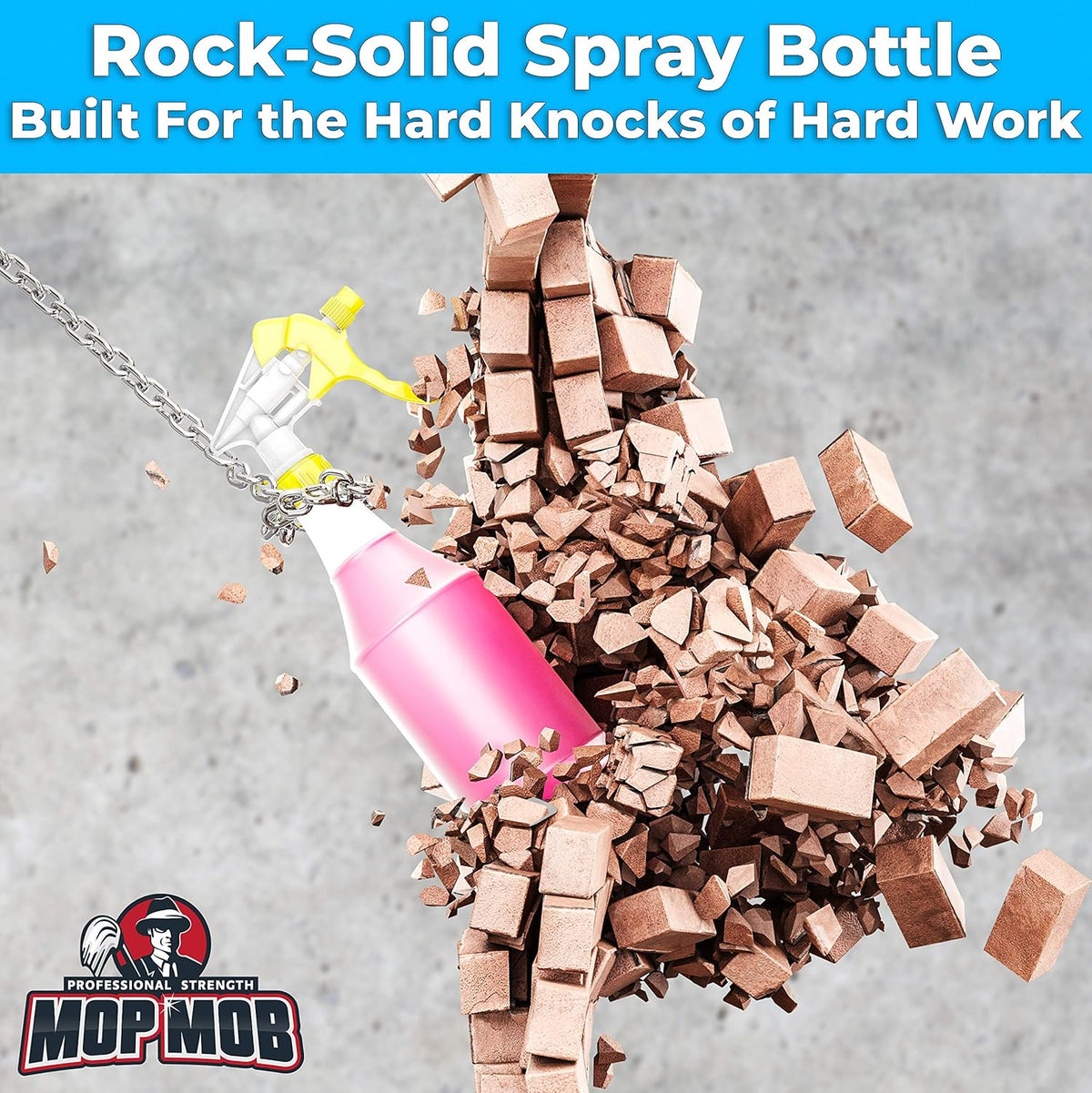 24 oz Bottle 10 Pack Heavy-Duty Industrial Sprayer with Nozzle E832026