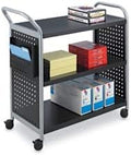 3 Shelf Steel Utility Cart B6046