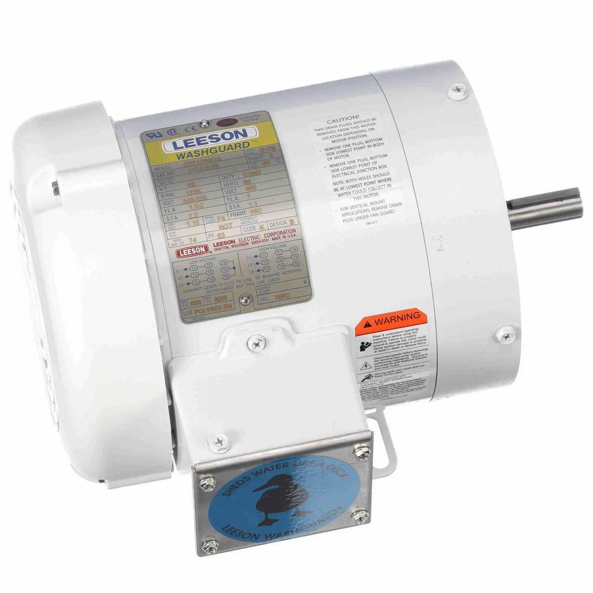 1/2 HP 1800 RPM Electric Motor W9057