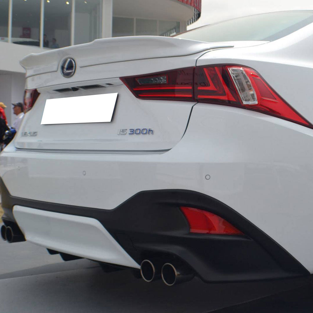 White Nova Gf Metallic Trunk Spoiler Wing U235545