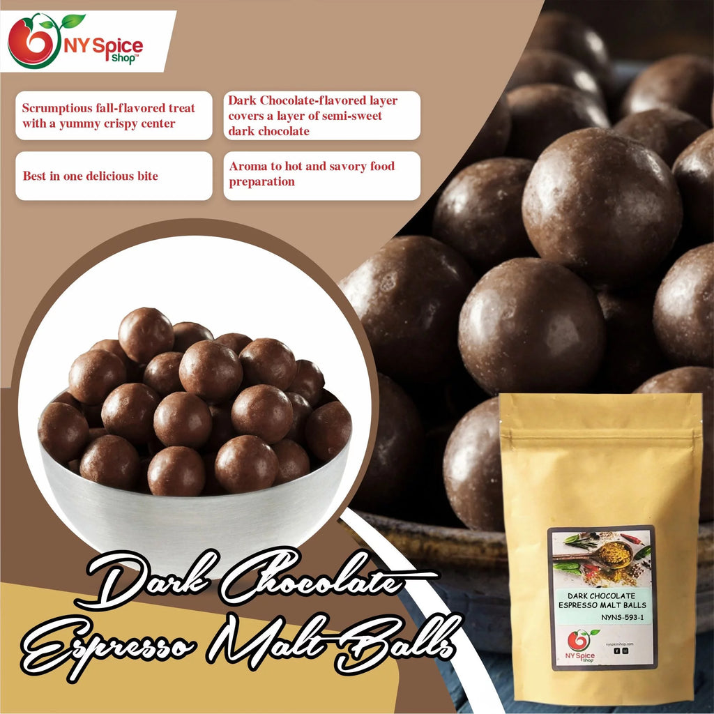 Dark Chocolate Espresso Malt Balls 5 Pound F2012