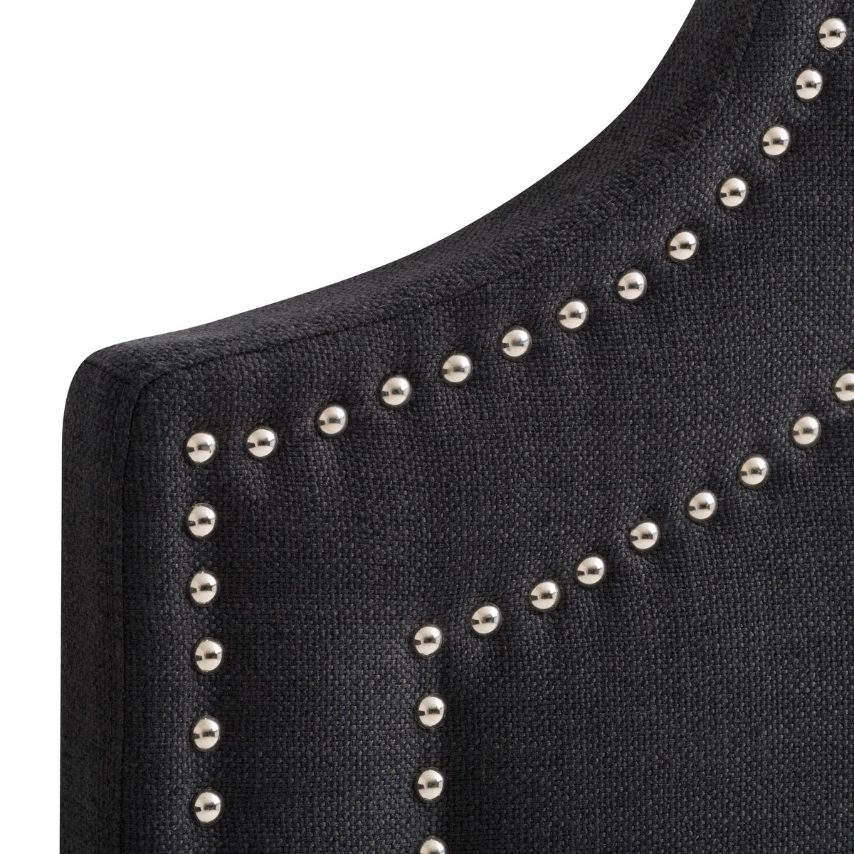 Navy Blue Button Tufted Headboard J867