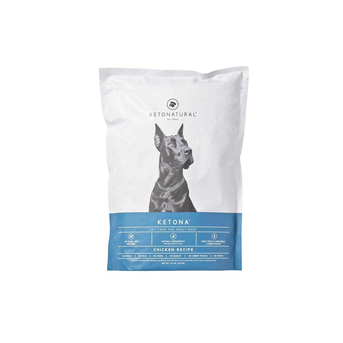 Chicken Recipe Adult Dry Dog Food Low Carb High Protein F42448