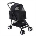 Black 3 in 1 Foldable Pet Stroller L2502