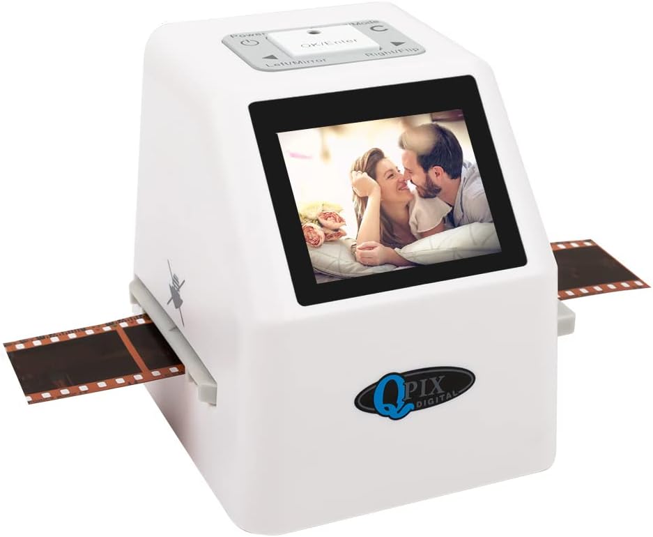 Digital Film & Slide Scanner, Converts 35 mm, 126, 110, Super 8 Film Negatives & Slides to JPEG Images (Black) A6910