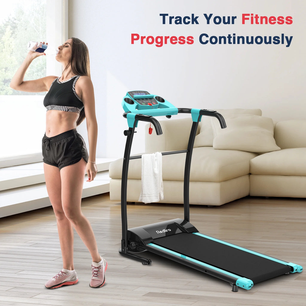 Portable Folding Treadmill Incline Electric Walking Running Machine U84441
