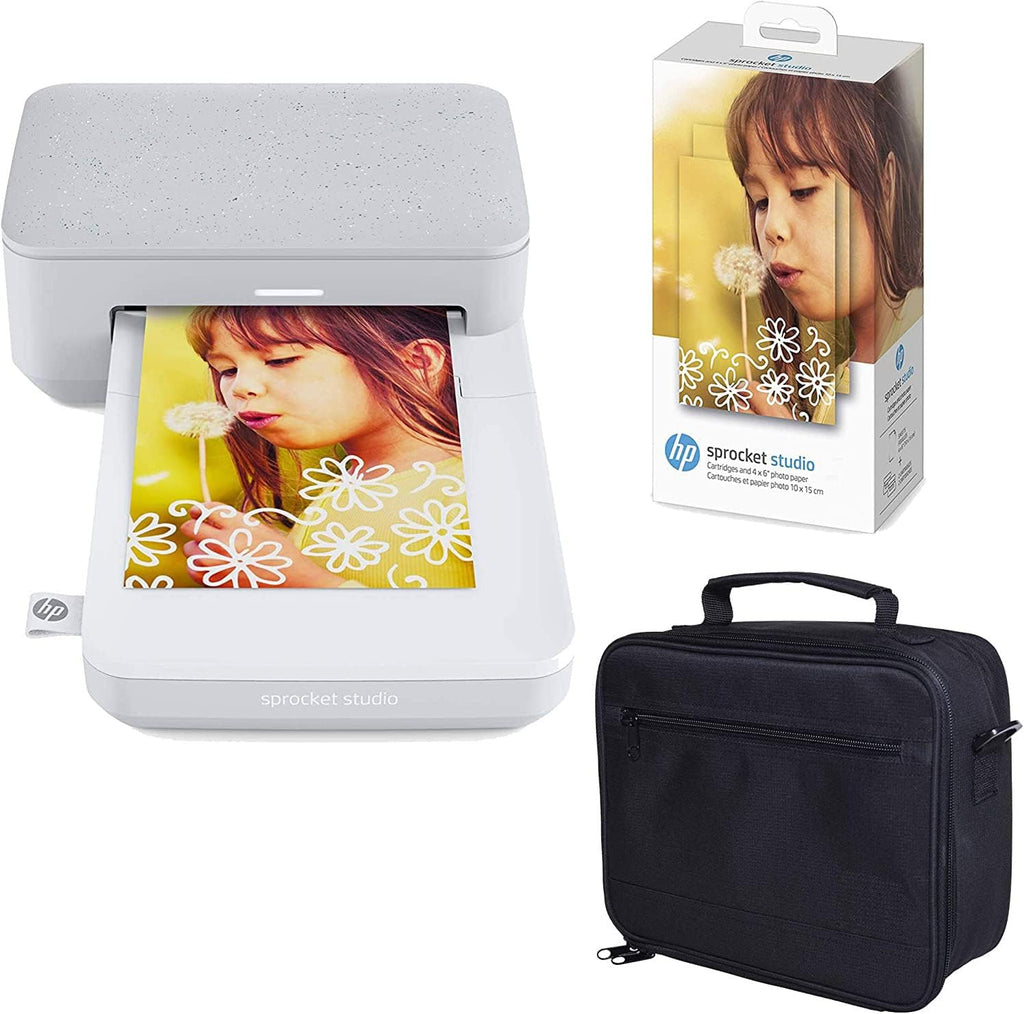 4x6” Instant Photo Printer with Photo Paper and Case D289