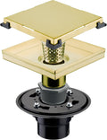6 inch Stainless Steel Square Shower Drain with Tile Insert X55071
