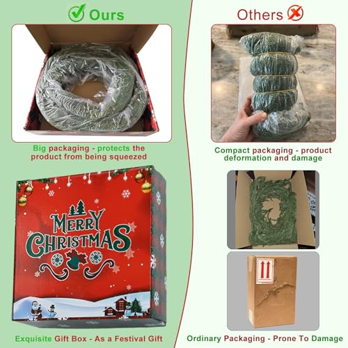 9Ft Artificial Evergreen Cedar Pine Garland R5680