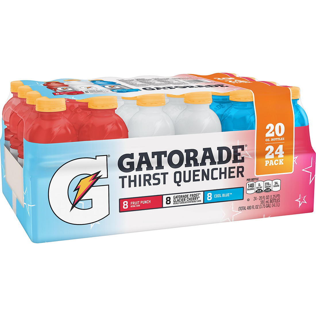 Red, White and Blue Variety Pack, 24 pk./20 fl. oz. Z31071