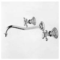 Wall Mount Lavatory Faucet Satin Nickel Y867