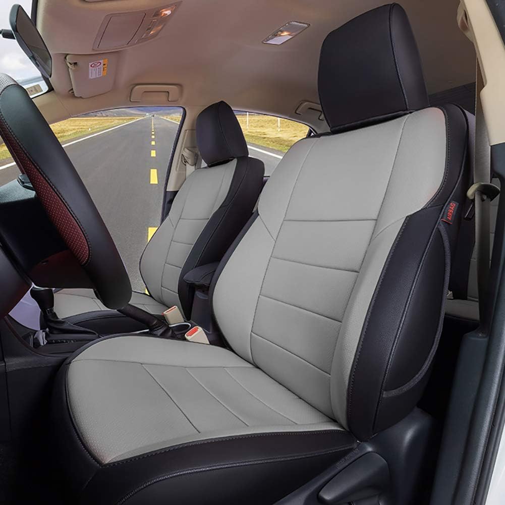 Red Leatherette Car Seat Covers for Toyota CHR 2017-2022 F740