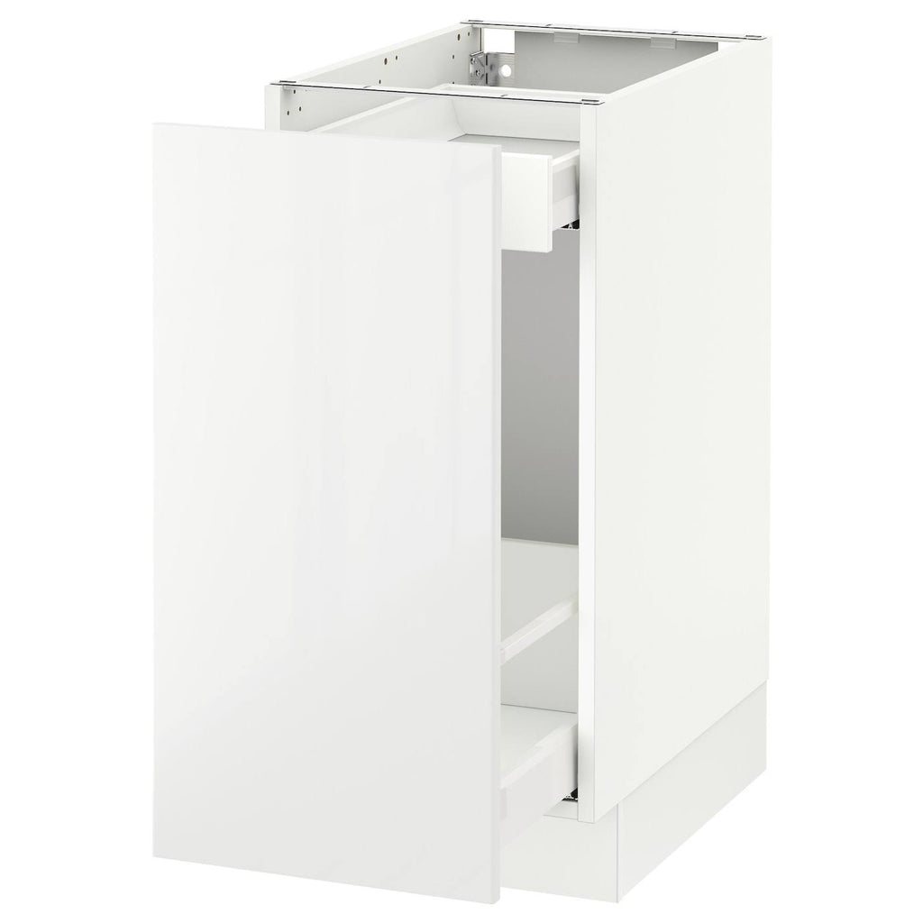 White Base Cabinet with Pull-Out Storage K44425