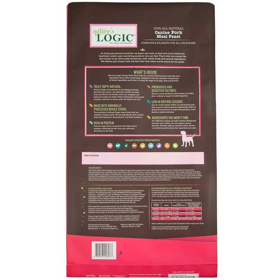 Canine Pork Meal Feast Dry Dog Food D8481