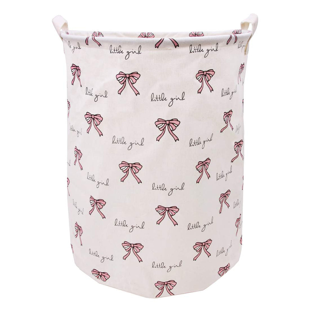 Large Canvas Fabric Waterproof Laundry Basket with Handles A773
