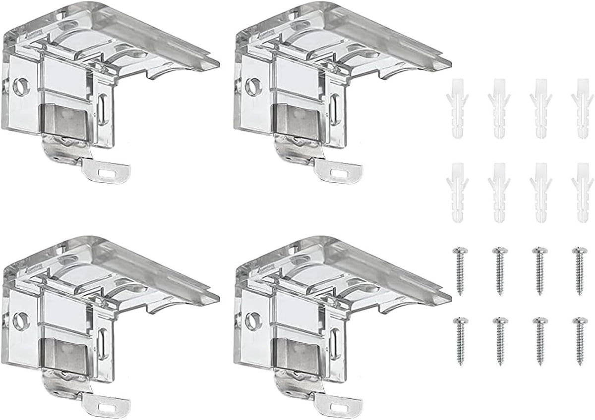 Cordless Shade Bracket with Metal Clip for 1" PVC Cordless Honeycomb Shades L357171